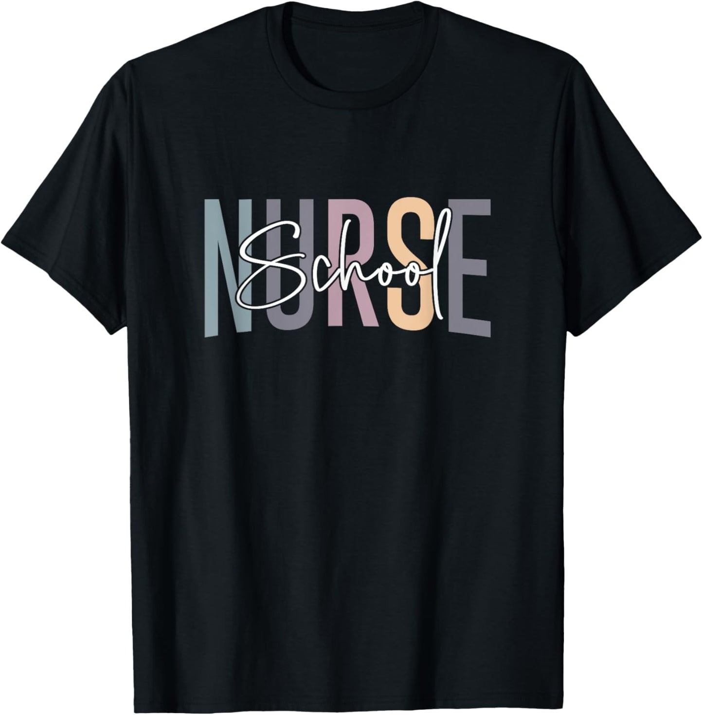 Funny School Nurse Nursing School Student Nurse In Progress T-Shirt - T-Shirt | Black
