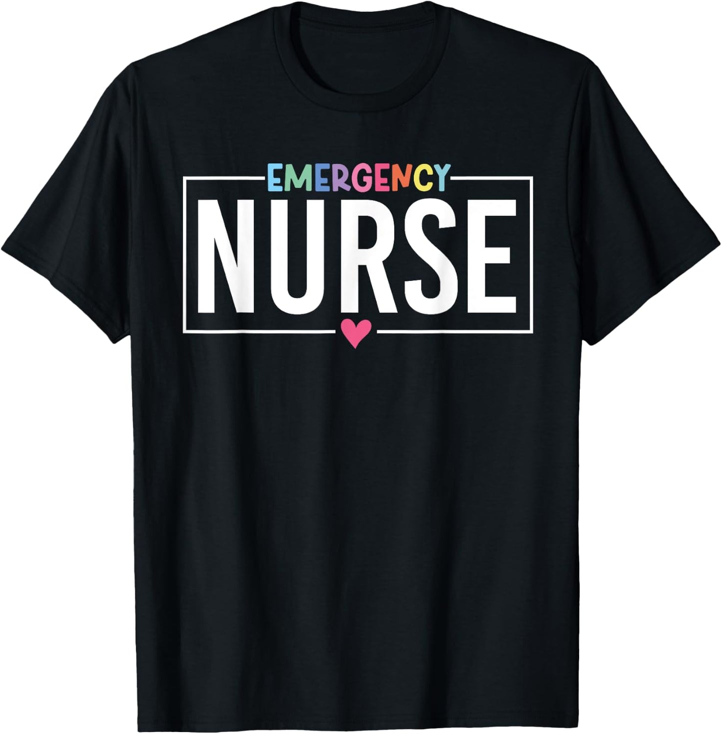 Emergency Nurse ER Nurse Emergency Room Nurse School nursing T-Shirt - T-Shirt | Black