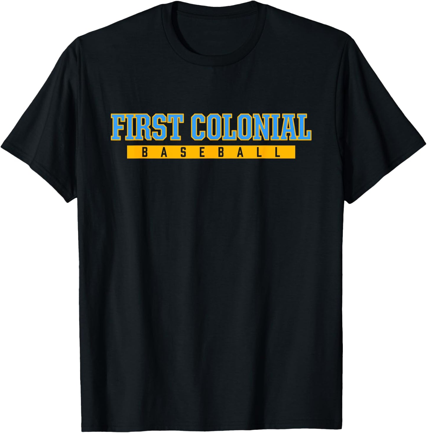 First Colonial High School Baseball T-Shirt - T-Shirt | Black