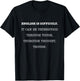English is Difficult Shirt, Funny Grammar Teacher Gift Men Women T-Shirt - T-Shirt | Black