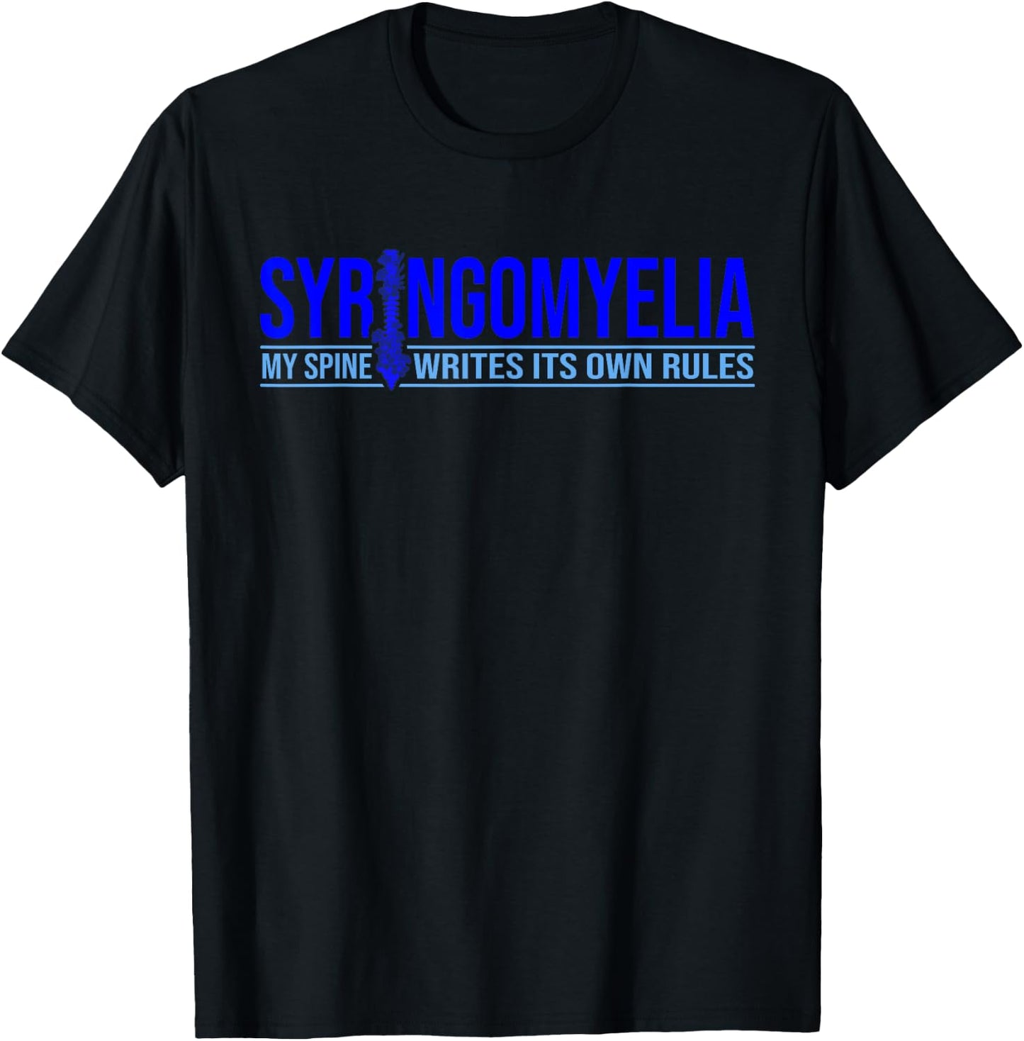 Syringomyelia T-Shirt - T-Shirt | Black