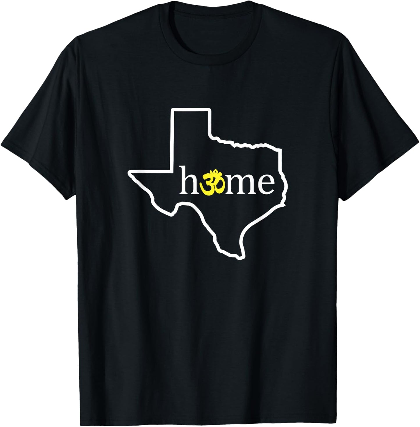 Texas Om Home T-Shirt - T-Shirt | Black