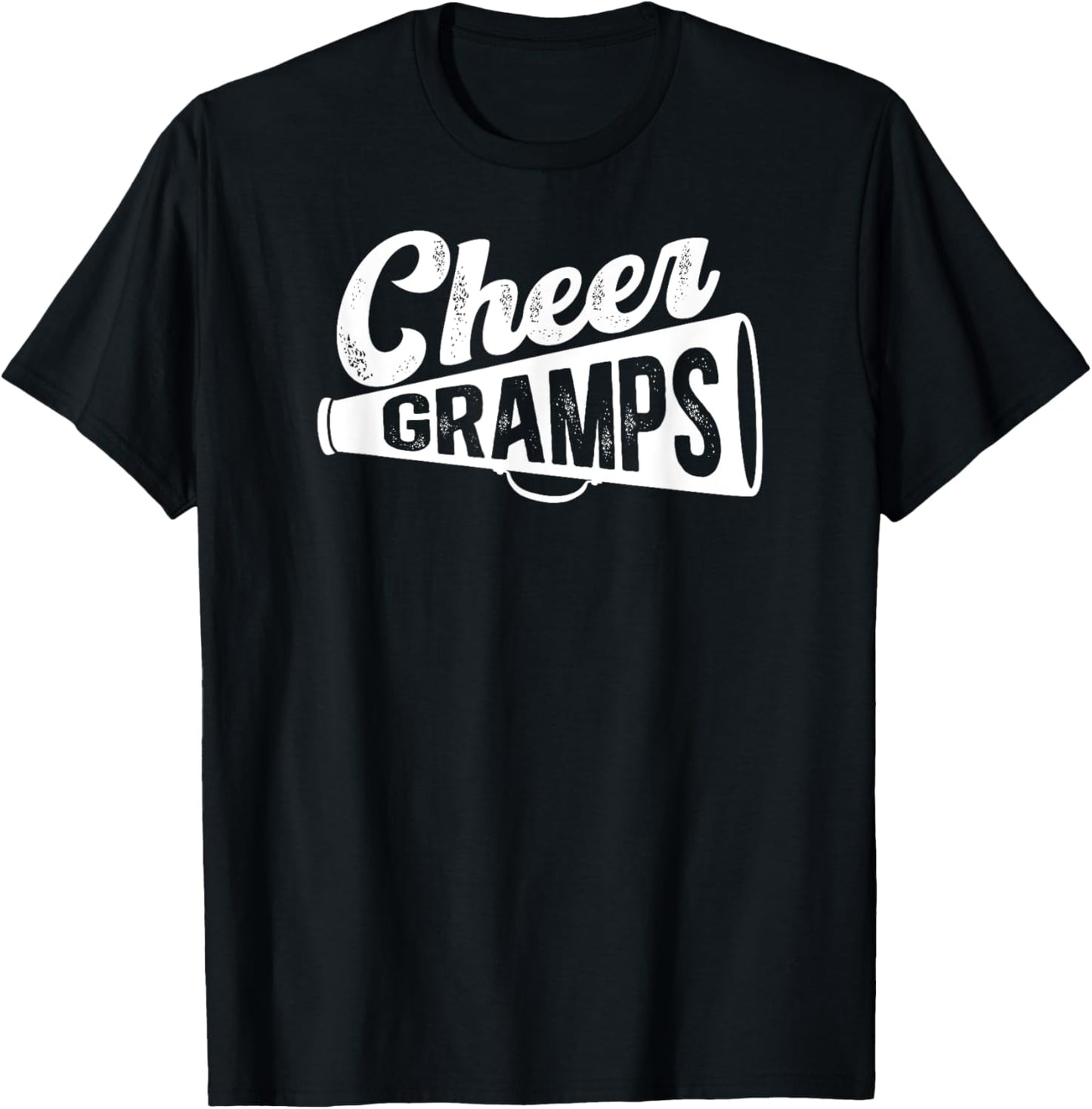Cheer Gramps Of A Cheerleader Gramps Cheerleading Gramps T-Shirt - T-Shirt | Black