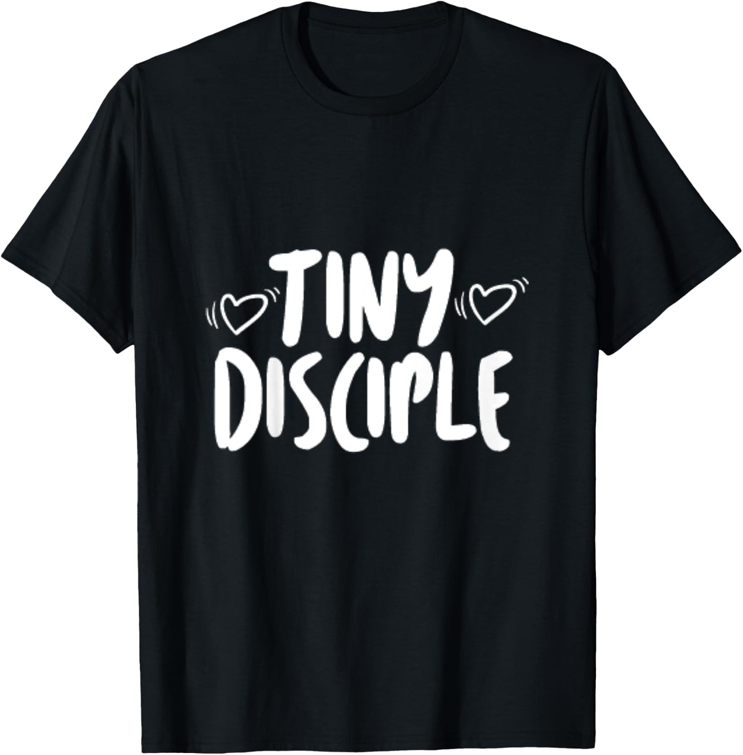 Kids Tiny Disciple Faith Based Christian Children Gift T-Shirt - T-Shirt | Black