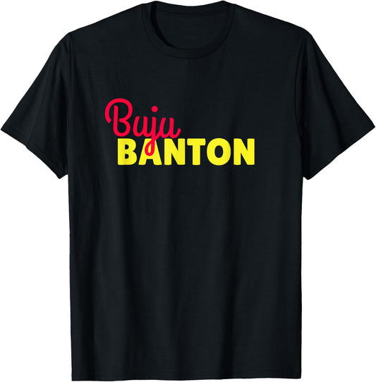 Banton Buju Signature Combined With Powerful T-Shirt - T-Shirt | Black