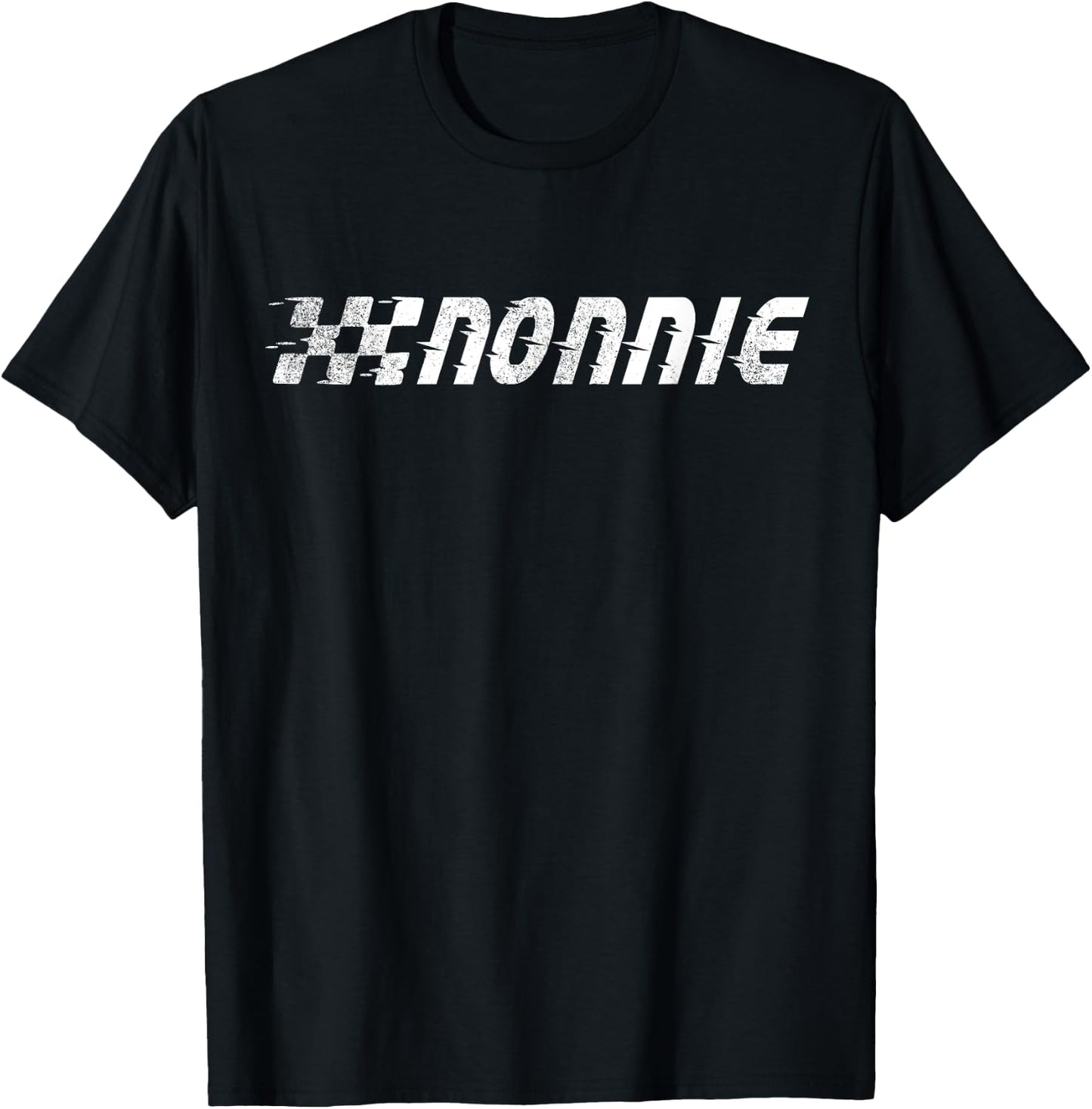 Birthday Party Racing Family Pit Crew Race Car Nonnie T-Shirt - T-Shirt | Black