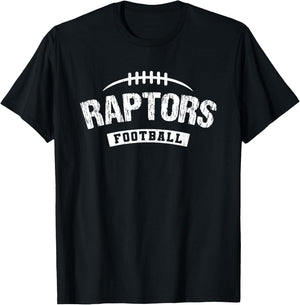 Raptors Gallatin Football Distressed HS T-Shirt - T-Shirt | Black