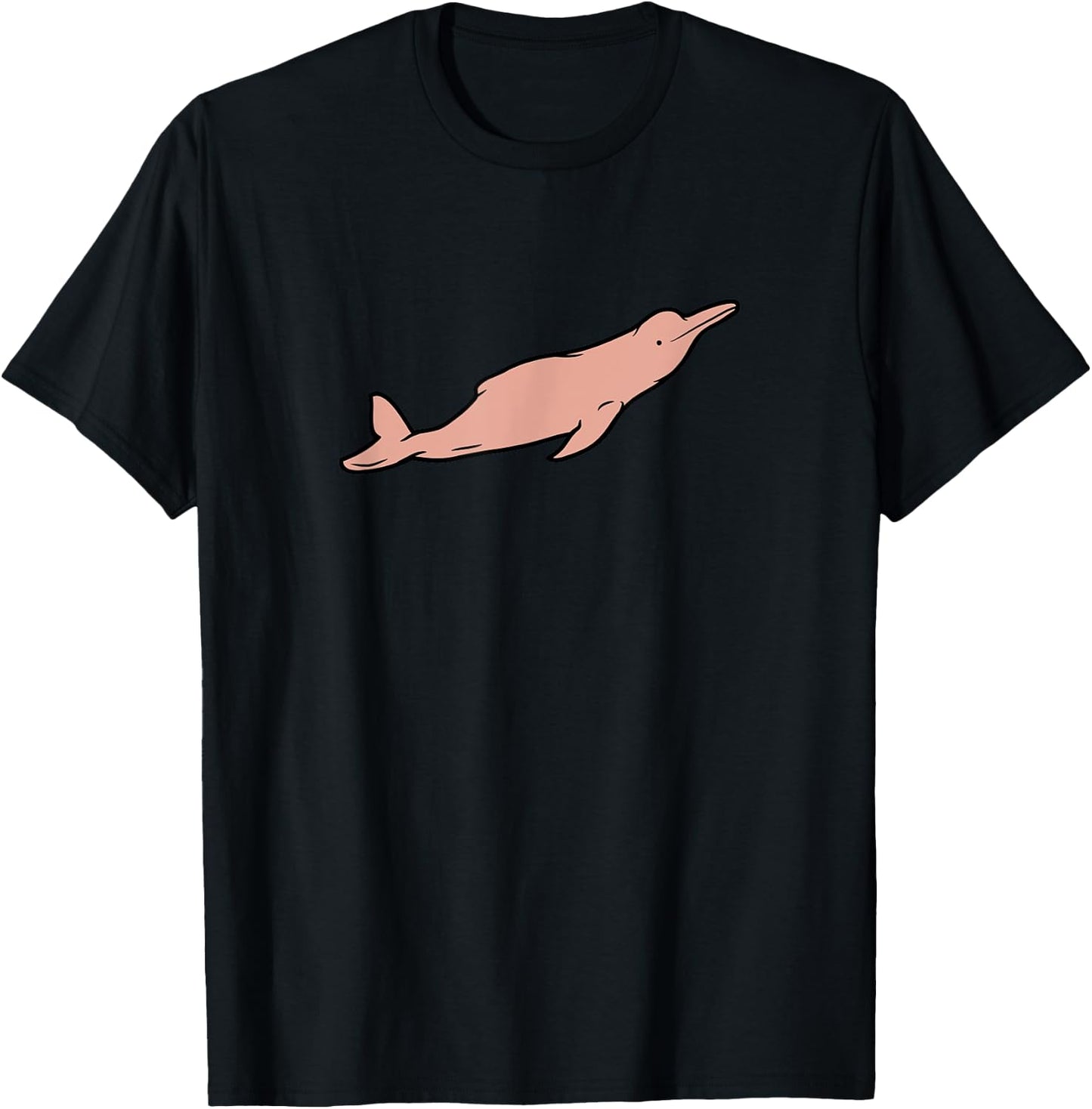 A mazon River Pink Dolphin Pink River Dolphin T-Shirt - T-Shirt | Black