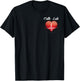 Cath Lab Nurse Heart Heartbeat Love Cardiac Care Gifts T-Shirt - T-Shirt | Black