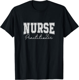 Vintage Family Nurse Practitioner NP Nursing Day Nurse Week T-Shirt - T-Shirt | Black
