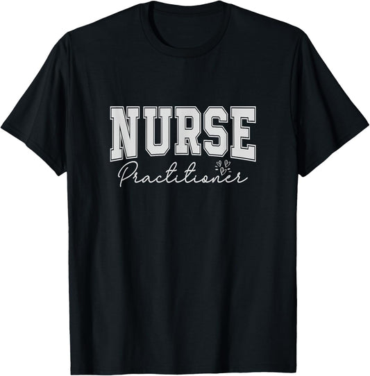 Vintage Family Nurse Practitioner NP Nursing Day Nurse Week T-Shirt - T-Shirt | Black