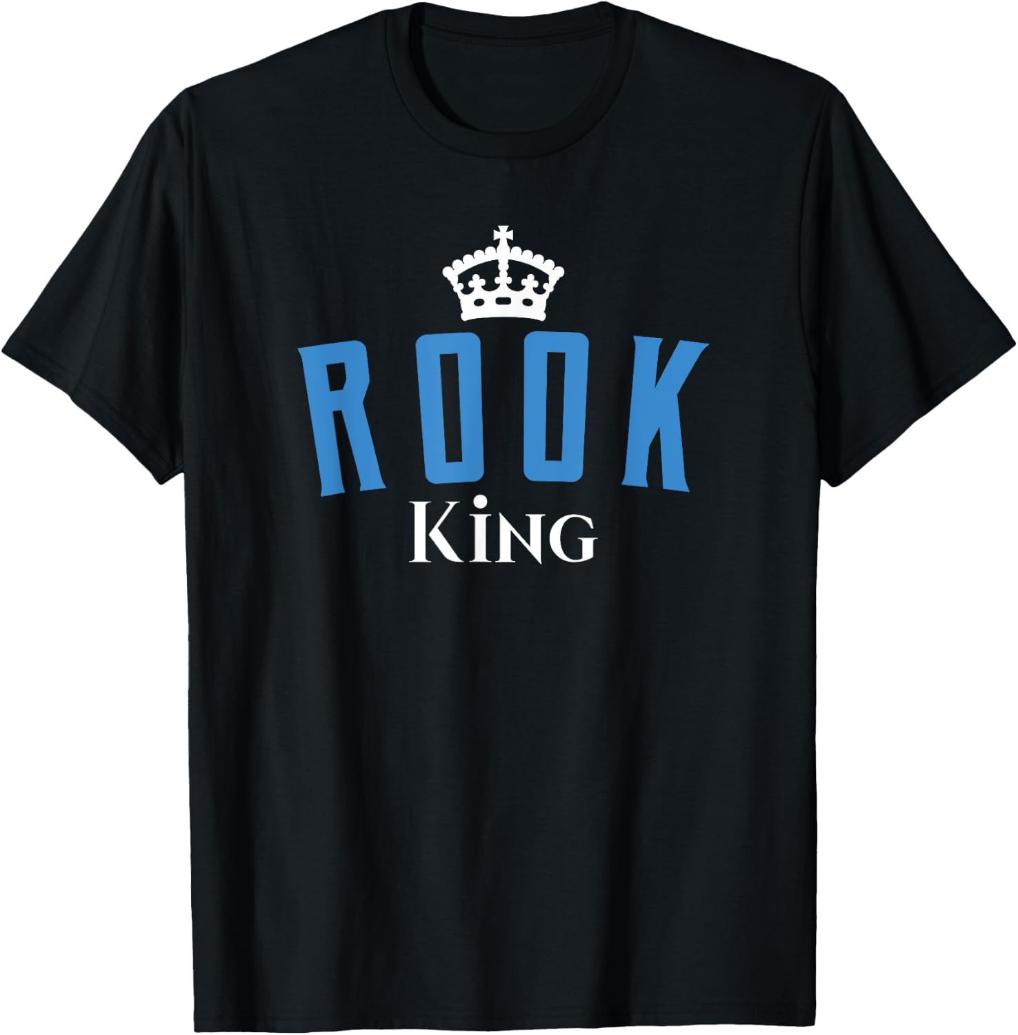 Funny Rook King Card Game T-Shirt - T-Shirt | Black