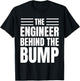 First Time Father Engineer Pregnancy Funny T-Shirt - T-Shirt | Black