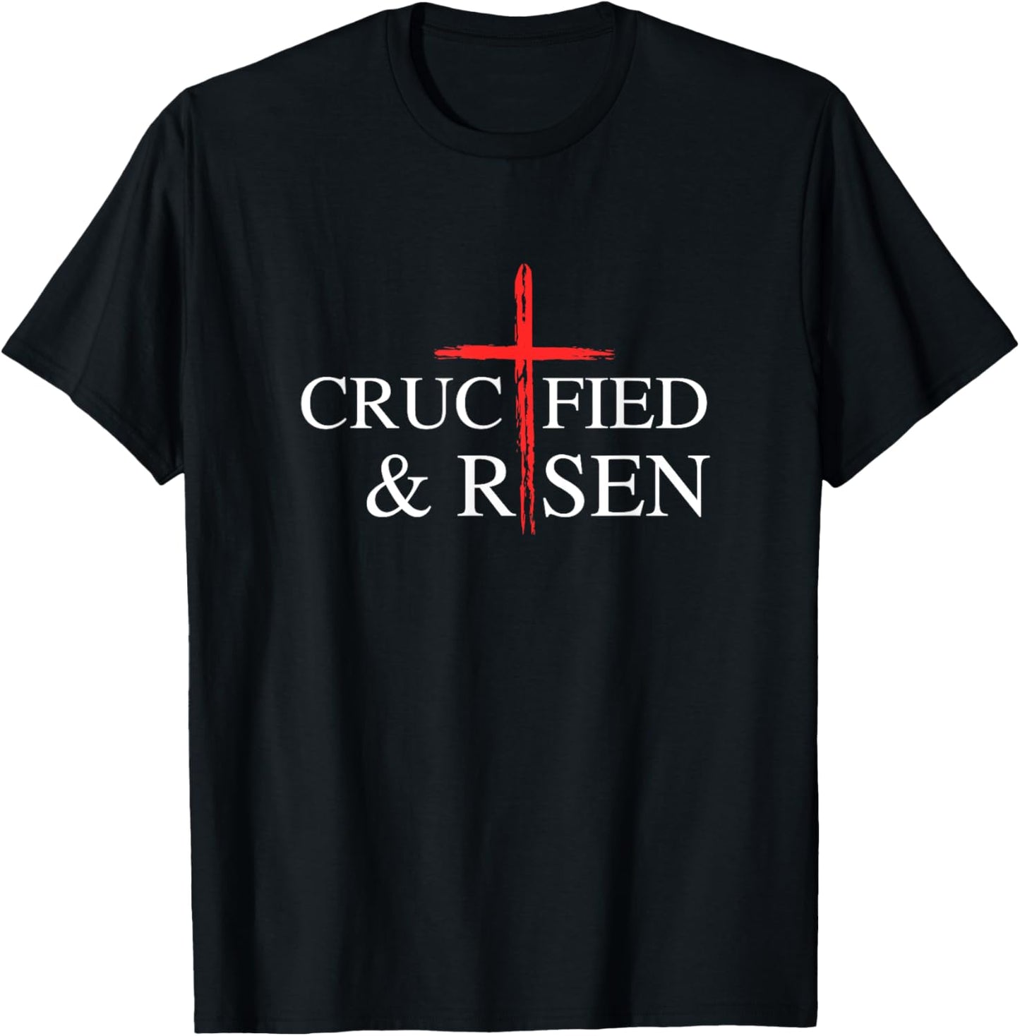 Christian Cross John 3:16 Bible T-Shirt - T-Shirt | Black
