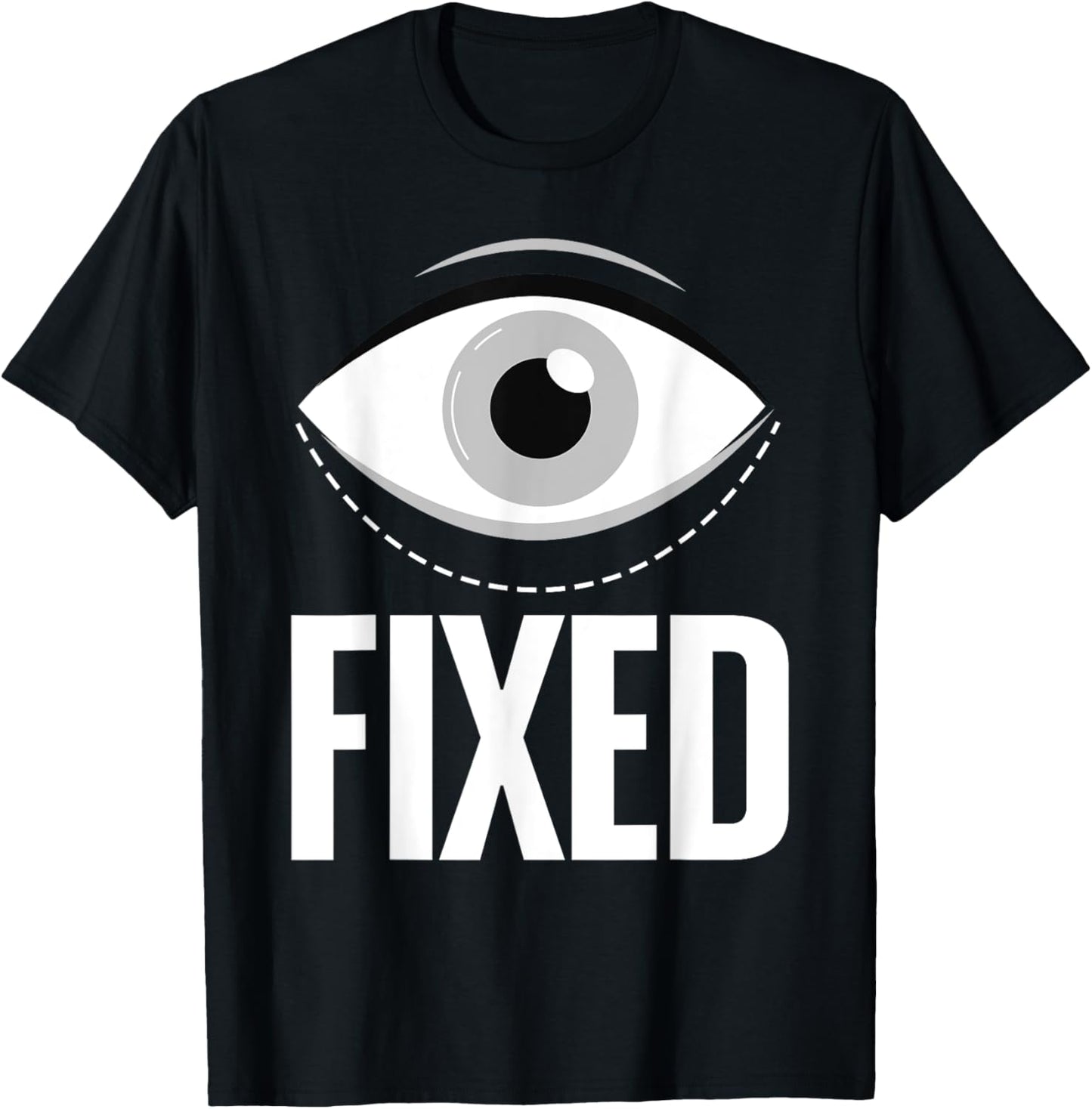 Funny Eye Surgery Recovery Art Women Eye Surgery T-Shirt - T-Shirt | Black