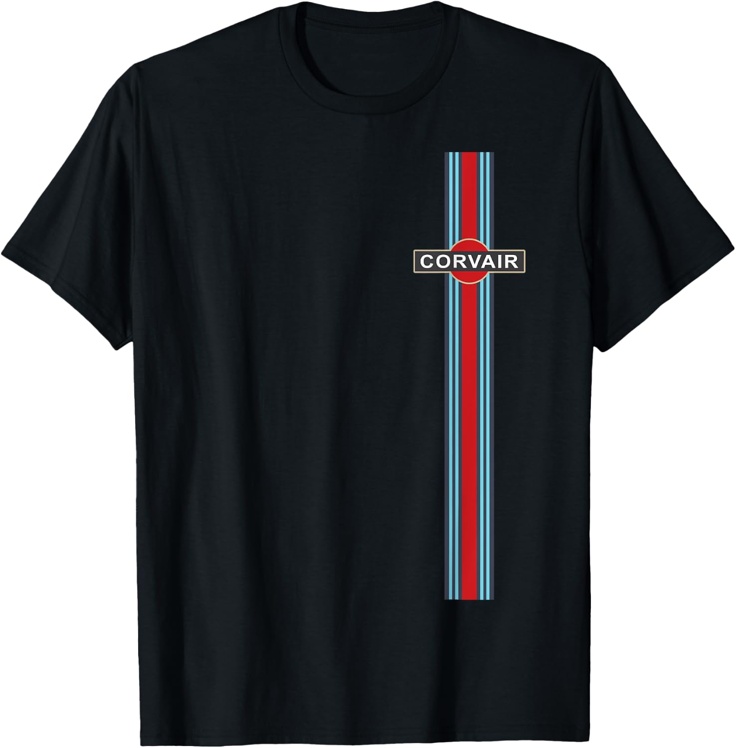 Corvair martini Racing Livery Tribute Style T-Shirt - T-Shirt | Black