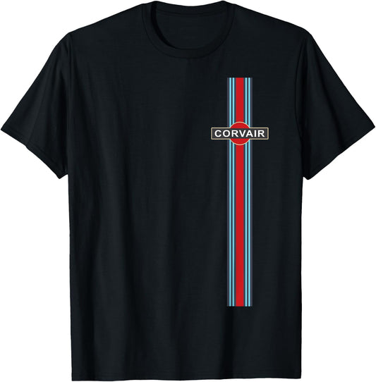 Corvair martini Racing Livery Tribute Style T-Shirt - T-Shirt | Black