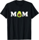 Funny Avocado Mom Guacamole Cinco De Mayo Vegan Fruit Lovers T-Shirt - T-Shirt | Black