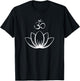 Lotus Ohm. Om Mandala T-Shirt - T-Shirt | Black