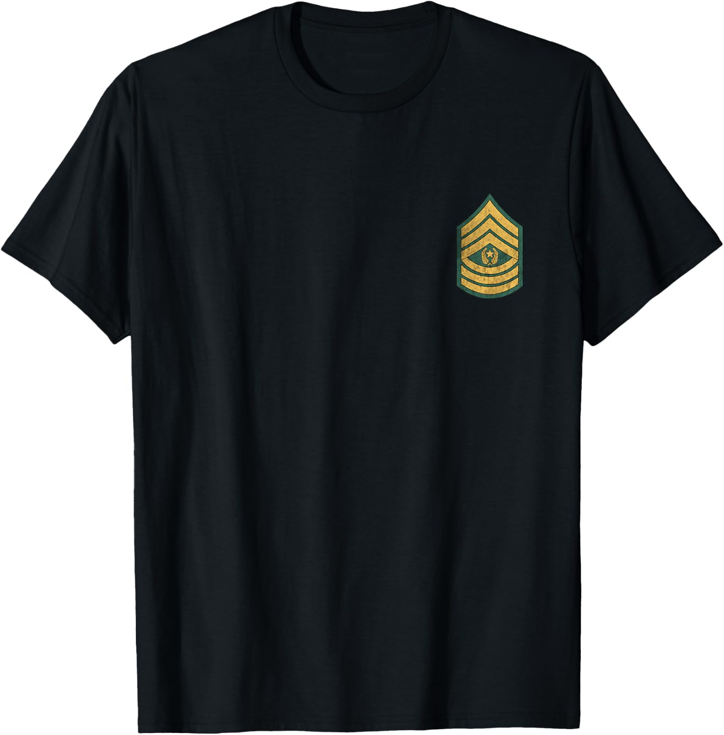 E-9 CSM Command Sergeant Major Rank Insignia Military Papa T-Shirt - T-Shirt | Black
