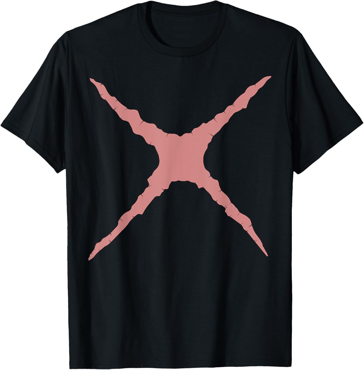 Anime Cosplay Anime Costume Anime Training Scar Anime Gym T-Shirt - T-Shirt | Black