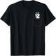 Husky In The Pocket Cute Husky T-Shirt - T-Shirt | Black