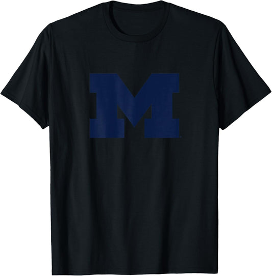 University of Michigan Wolverines U of M Primary Logo T-Shirt - T-Shirt | Black