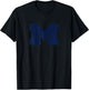 University of Michigan Wolverines U of M Primary Logo T-Shirt - T-Shirt | Black