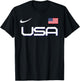 Patriotic USA Sports Style T-Shirt - T-Shirt | Black