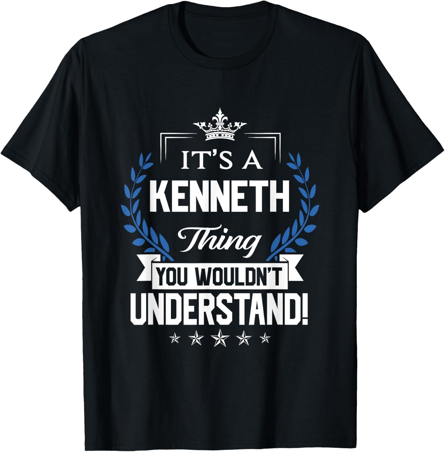 Kenneth Name - Kenneth Thing Name You Wouldn't Understand T-Shirt - T-Shirt | Black