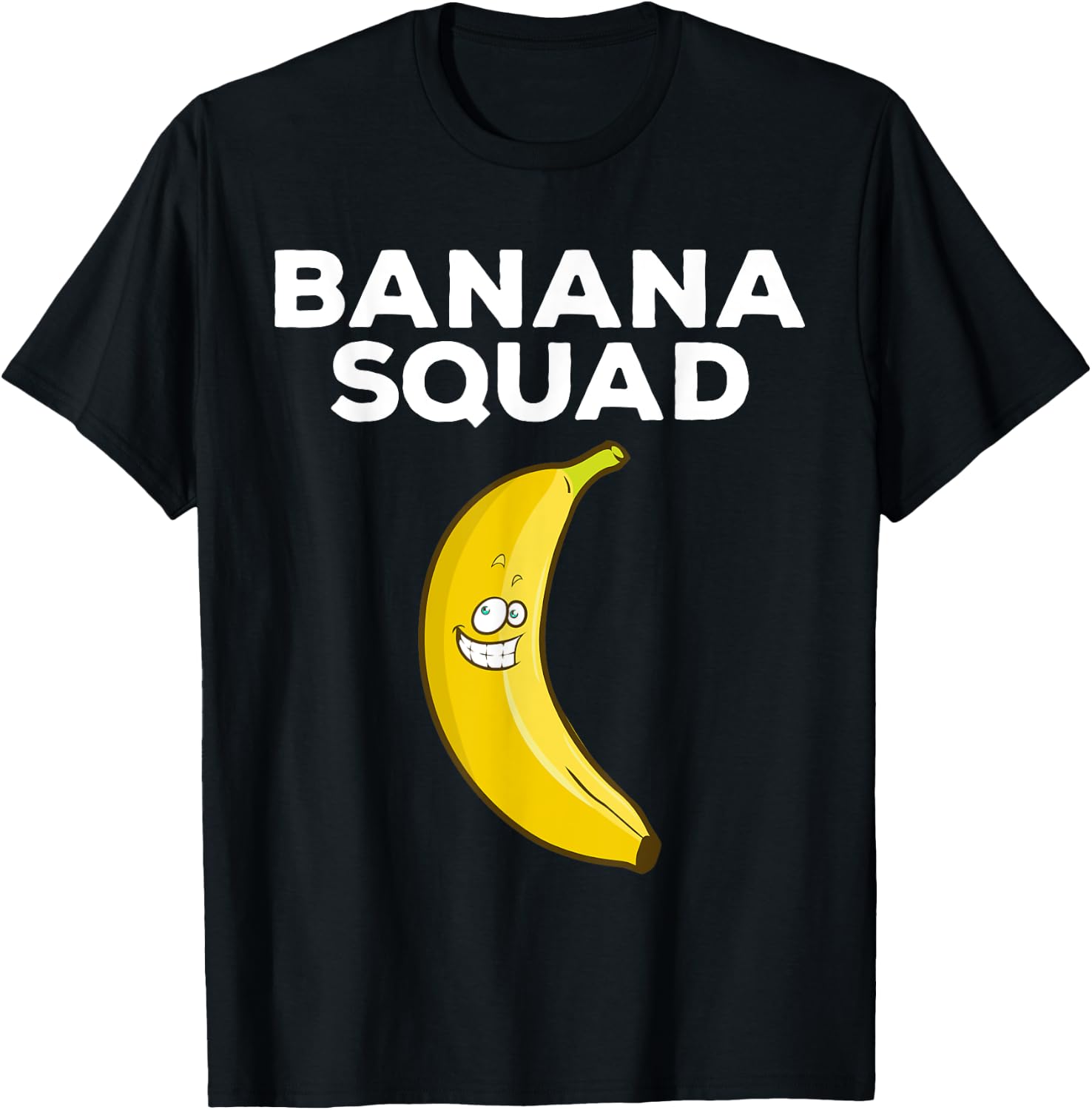 Funny Banana Design Women Kids Banana Fruit Lovers T-Shirt - T-Shirt | Black