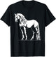 Horse Dad Mom Lover - Monochromatic Andalusian T-Shirt - T-Shirt | Black