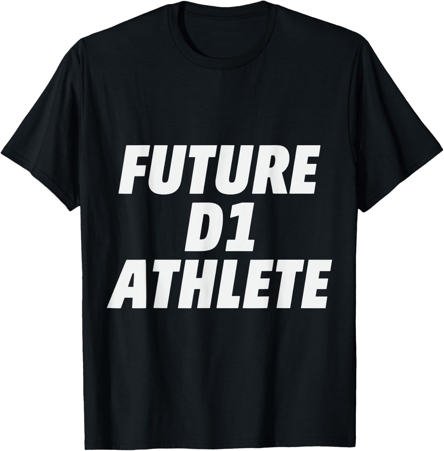 Future D1 Athlete T-Shirt - T-Shirt | Black