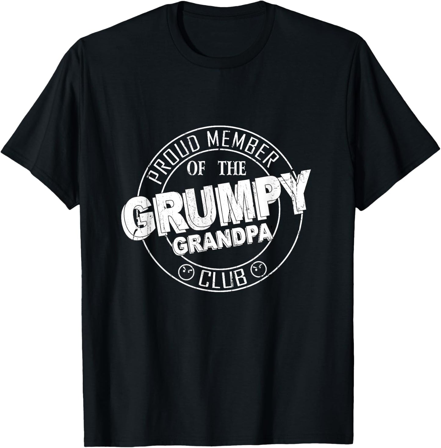 The Grumpy Grandpa Club T-Shirt - T-Shirt | Black