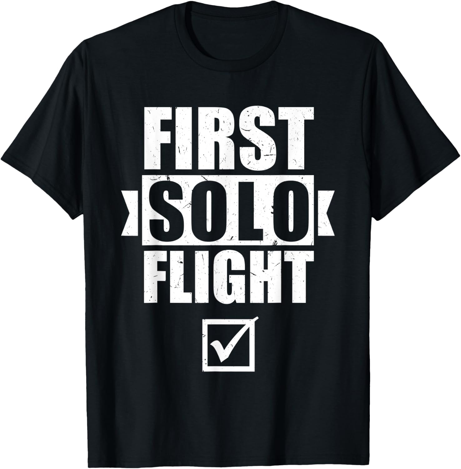First Solo Flight T-Shirt - T-Shirt | Black