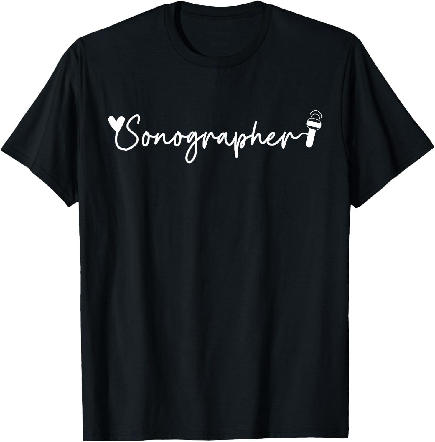 Ultrasound Nurse Sonography T-Shirt - T-Shirt | Black