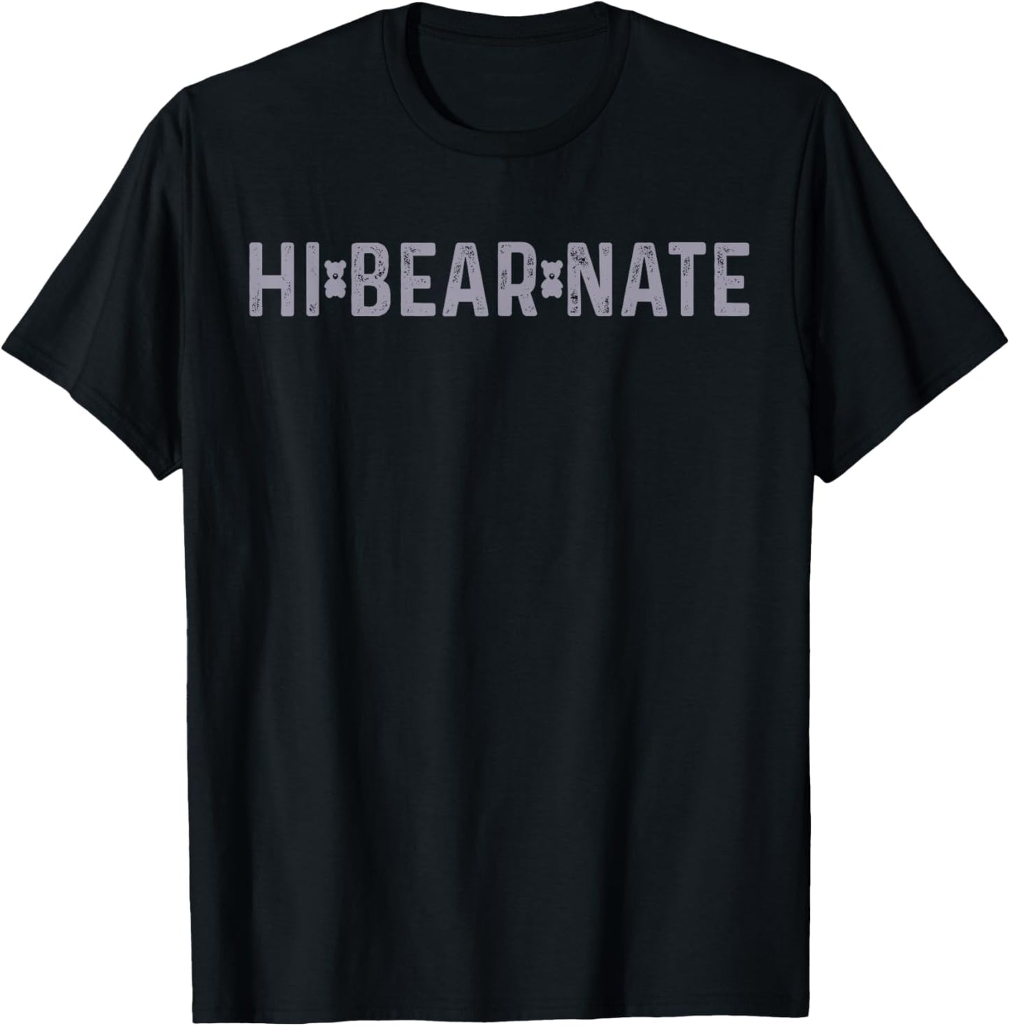 Hi Bear Nate T-Shirt - T-Shirt | Black