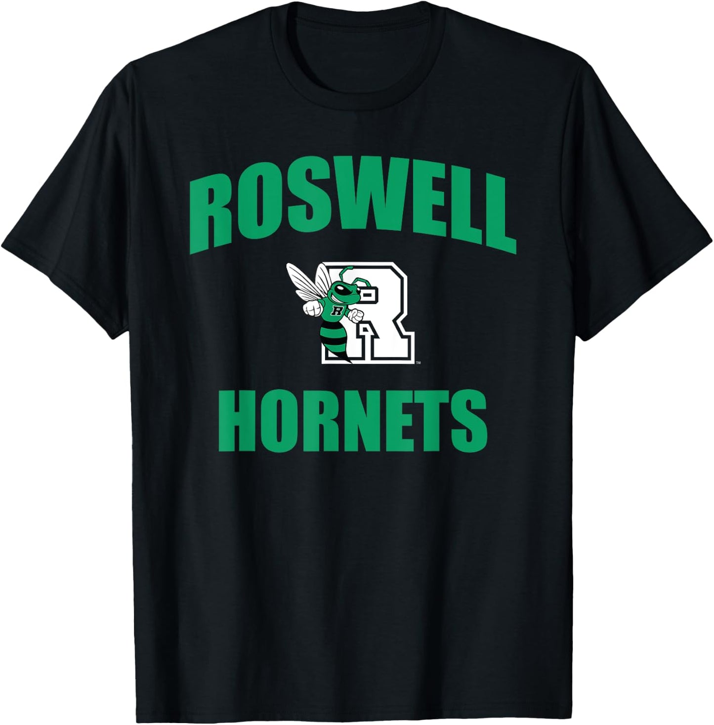 Roswell High School Hornets T-Shirt - T-Shirt | Black
