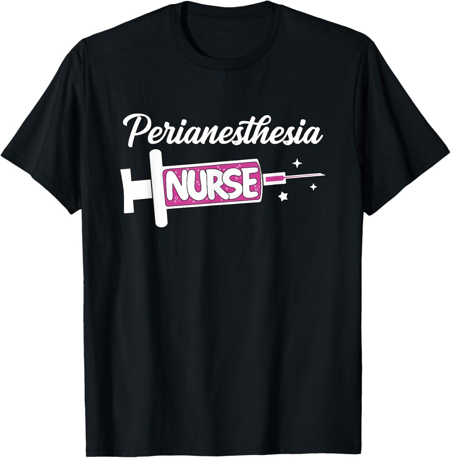 Perianesthesia Nurse Cute PACU Nursing Unit RN T-Shirt - T-Shirt | Black