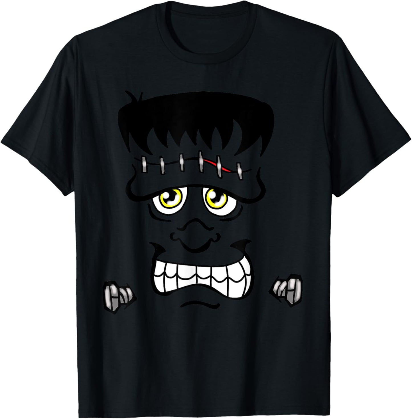 Frankenstein Munster Monster Halloween Costume Shirt T-Shirt - T-Shirt | Black