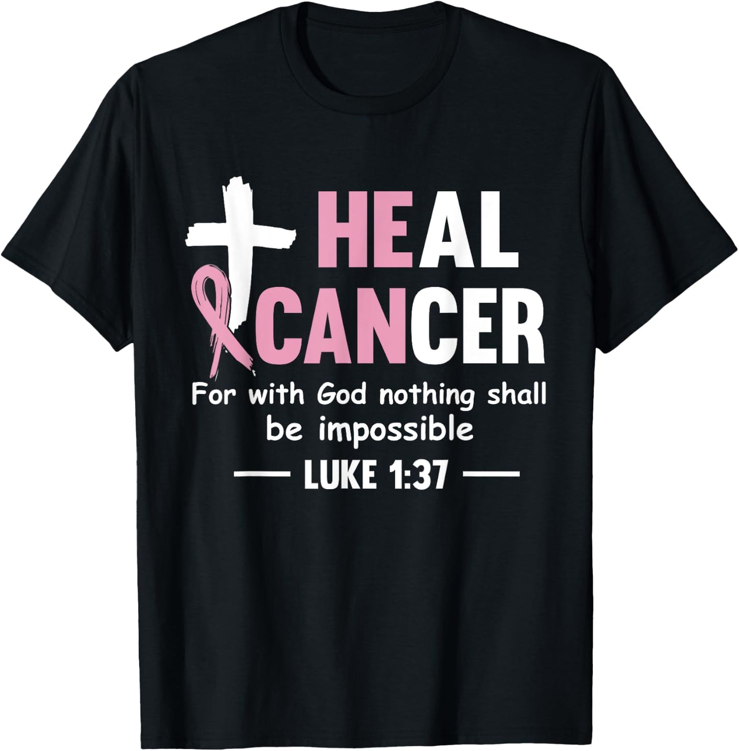 Breast Cancer Awareness Women Breast Cancer Awareness T-Shirt - T-Shirt | Black