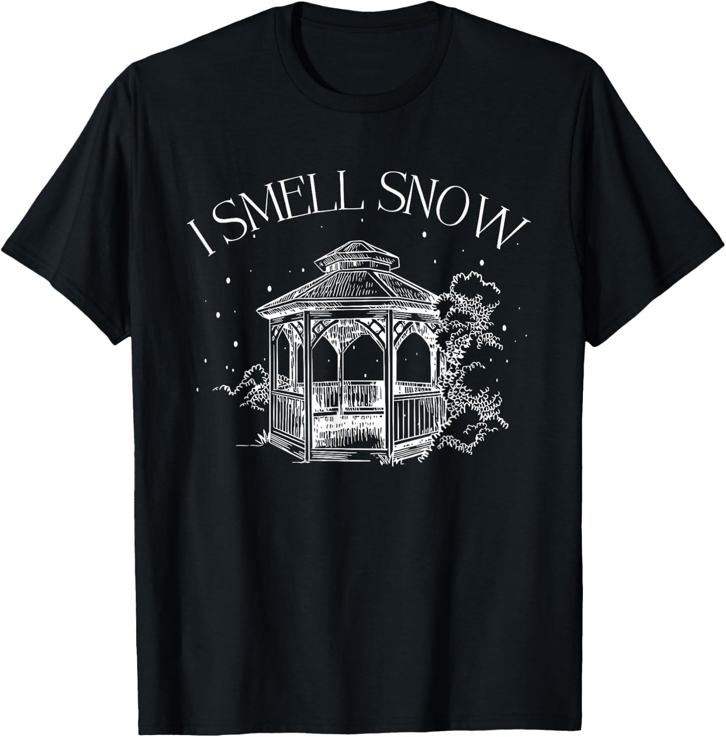 I Smell Snow Adult Joke Quote T-Shirt - T-Shirt | Black