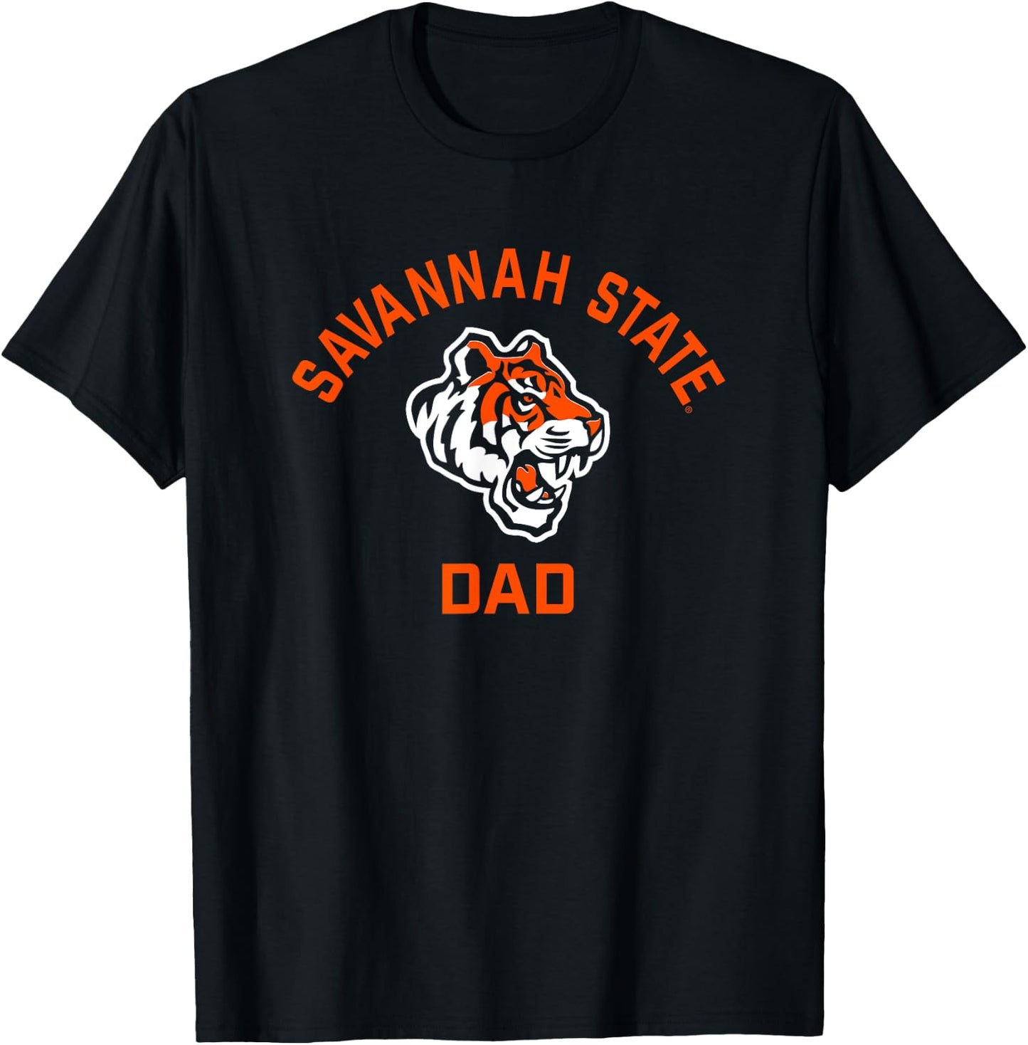 Savannah State University SSU Tigers Arched Dad T-Shirt - T-Shirt | Black