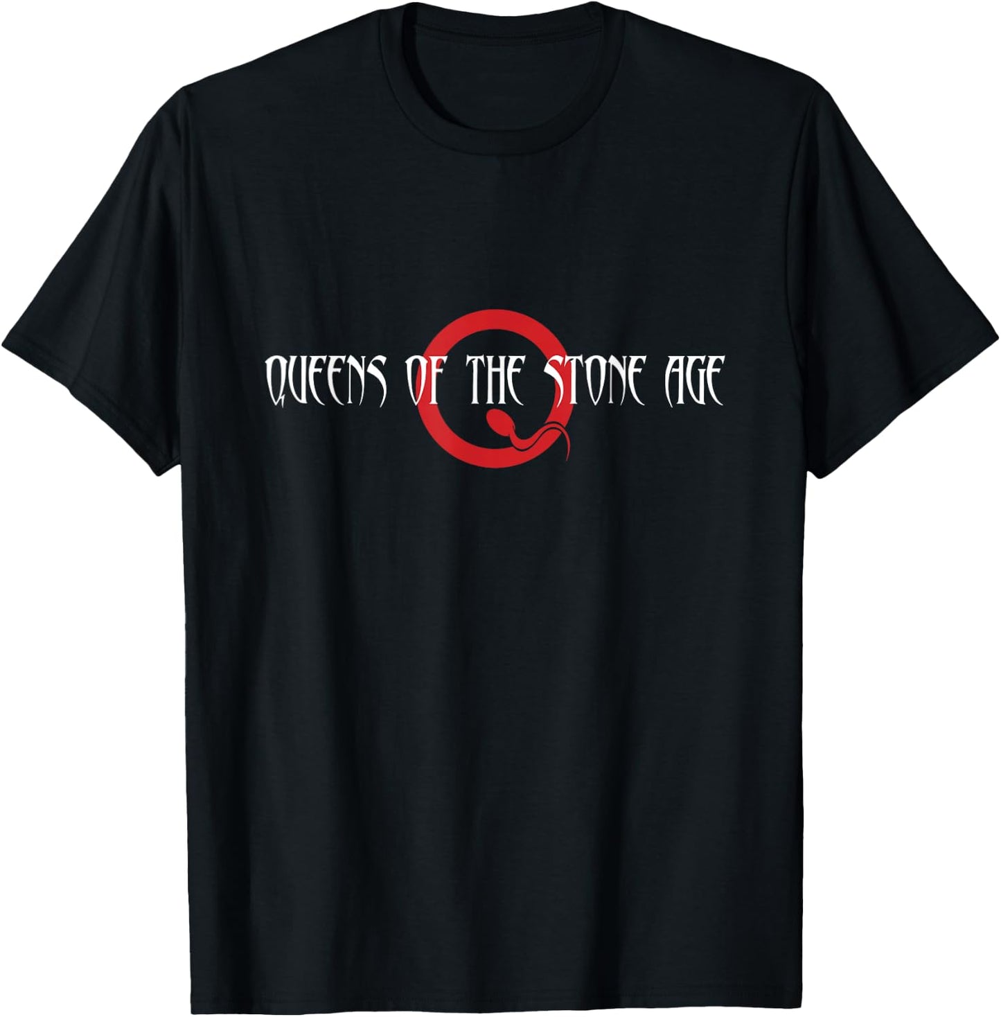 Official Queens of The Stone Age Q T-Shirt - T-Shirt | Black