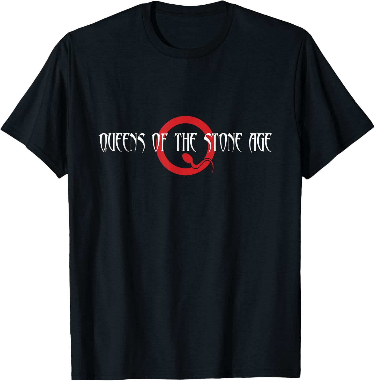Official Queens of The Stone Age Q T-Shirt - T-Shirt | Black