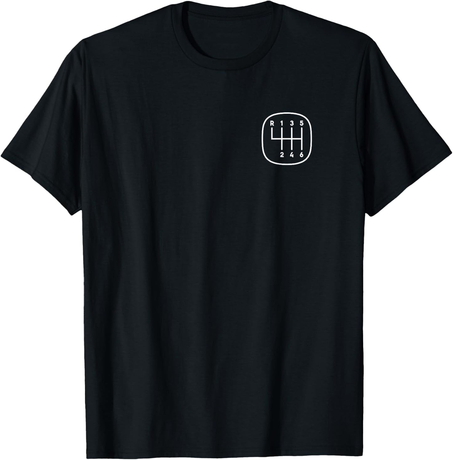 Manual transmission car lovers 6 speed manual shift knob T-Shirt - T-Shirt | Black