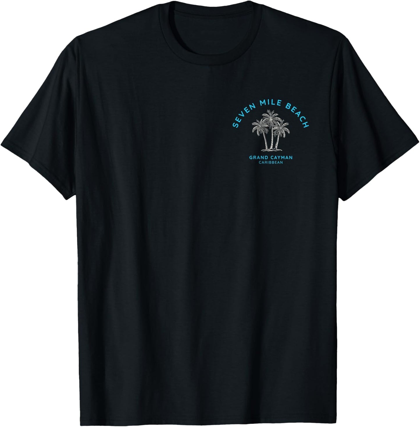 Souvenir of Seven Mile Beach, Grand Cayman, Cayman Islands T-Shirt - T-Shirt | Black