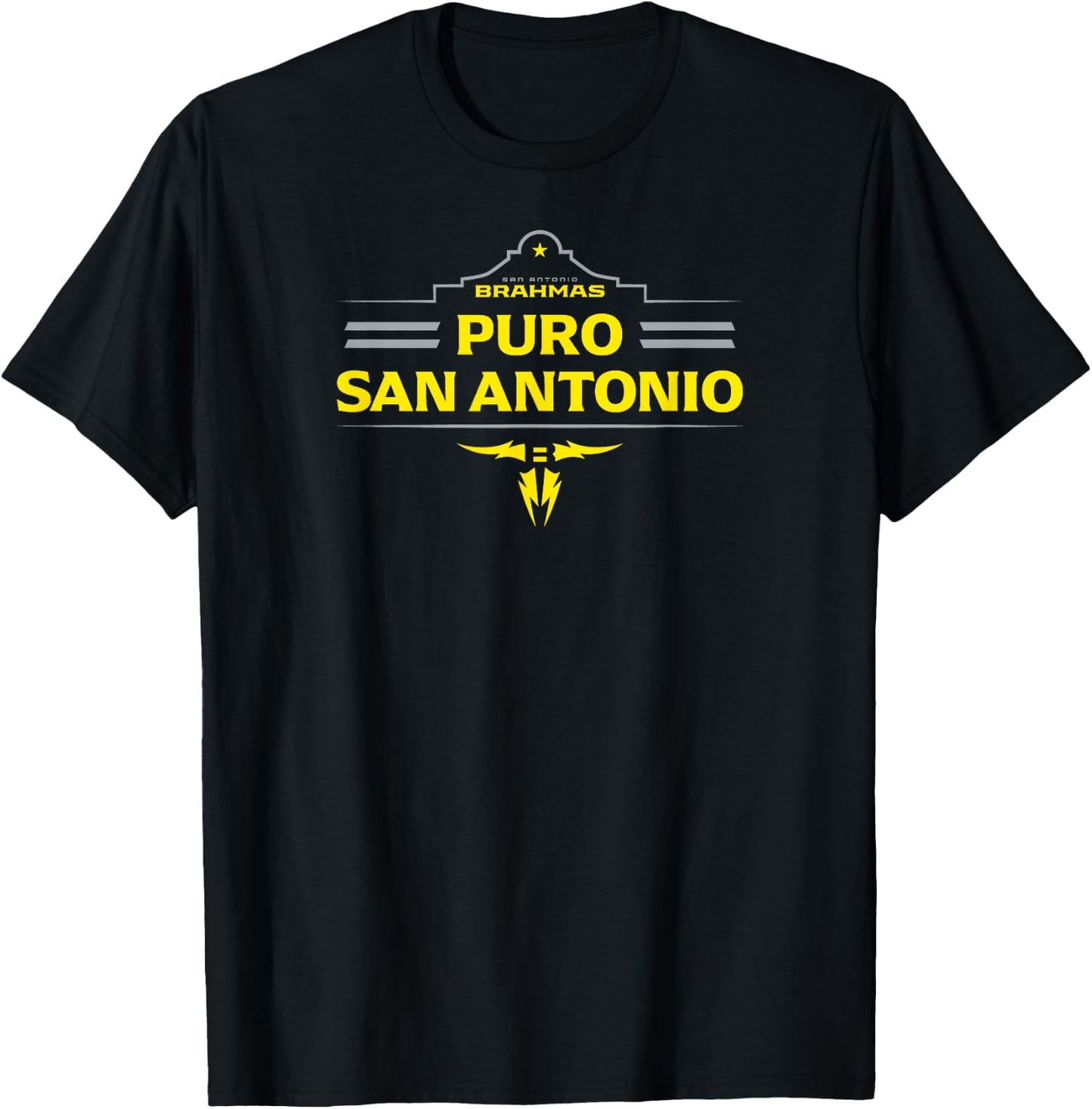 San Antonio Brahmas - Puro San Antonio - UFL T-Shirt - T-Shirt | Black
