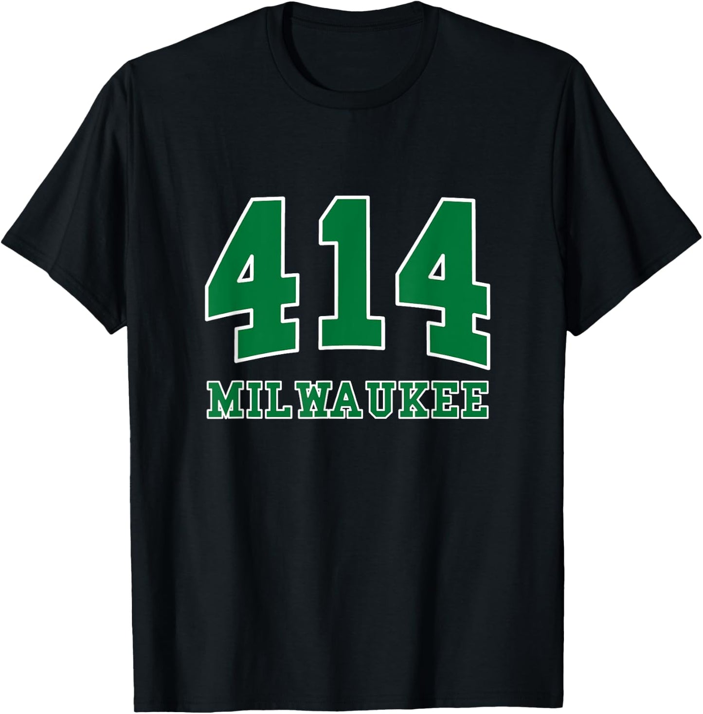 Milwaukee Area Code 414 - Hometown Pride - Classic T-Shirt - T-Shirt | Black