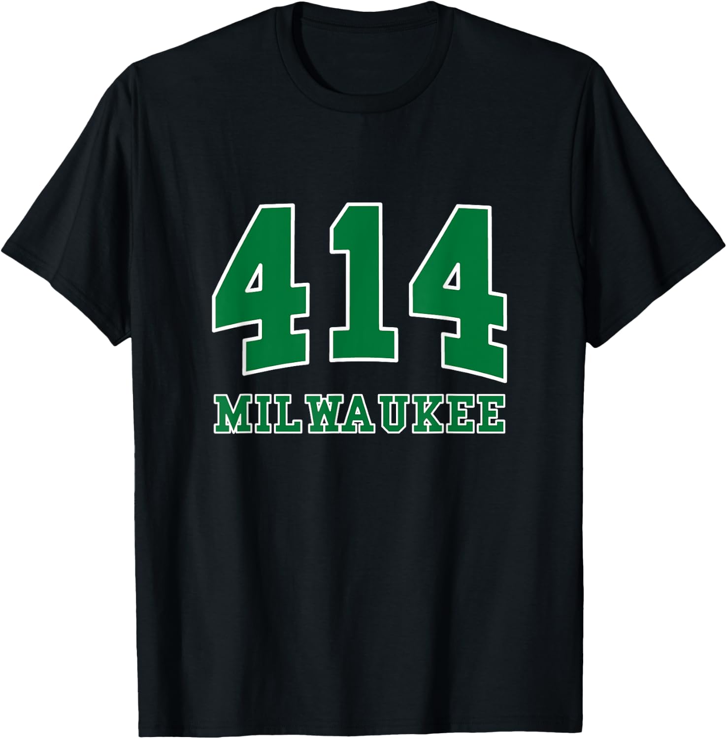 Milwaukee Area Code 414 - Hometown Pride - Classic T-Shirt - T-Shirt | Black